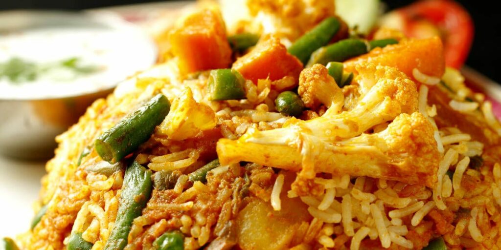 Brown rice vegetable biryani Recipe