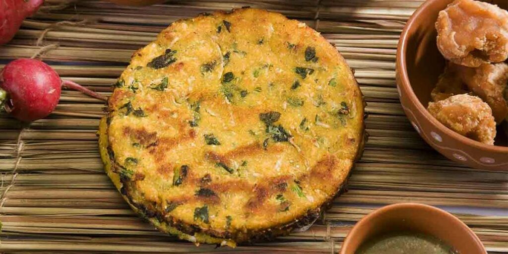 Makkai palak roti recipe