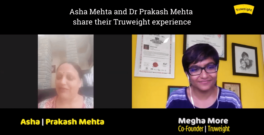 Asha Mehta and Dr Prakash Mehta