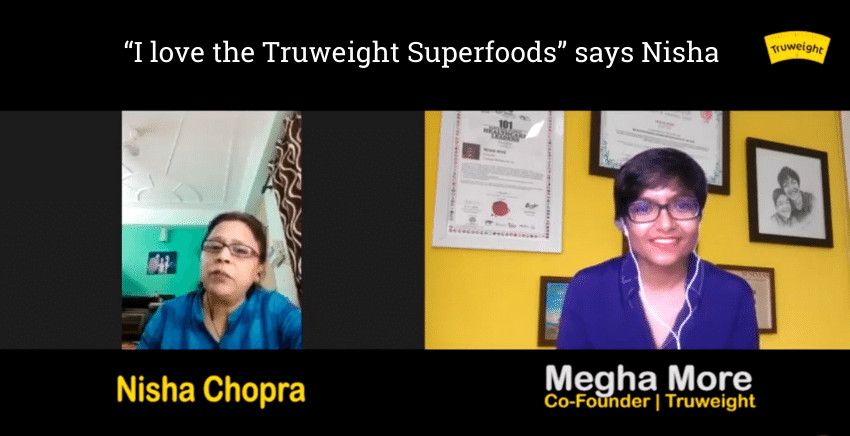 Nisha's weight loss journey