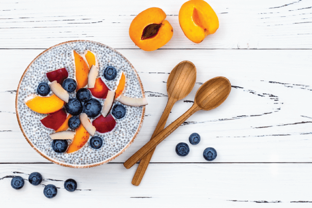 Fruit-Chia seed smoothie