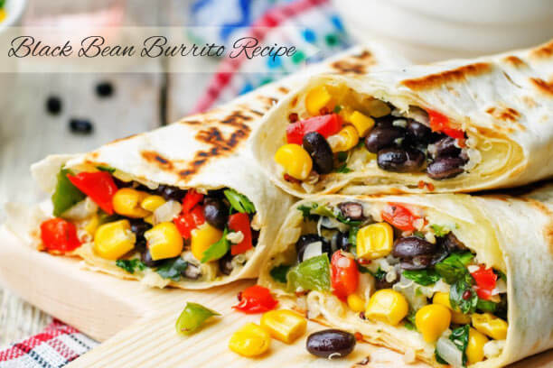 Black Bean Burrito Recipe