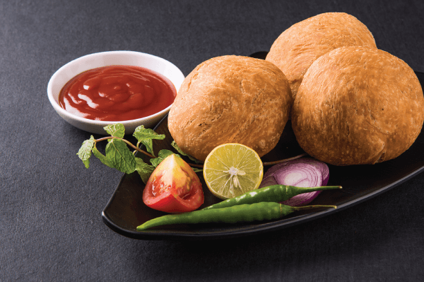 Baked dal kachoris