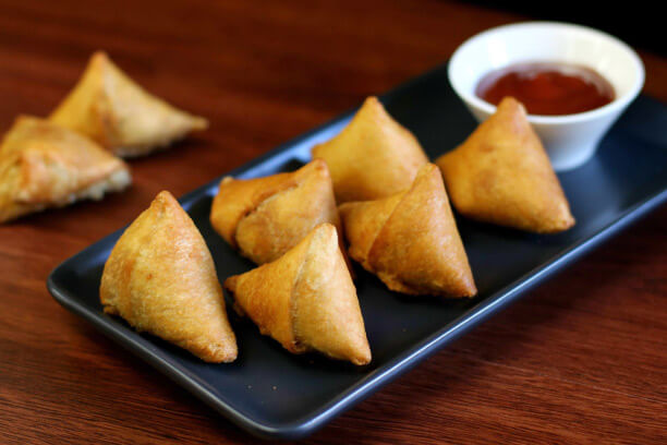 Brown Bread Samosa as healthy snacks Brown Bread Samosa as healthy snacks