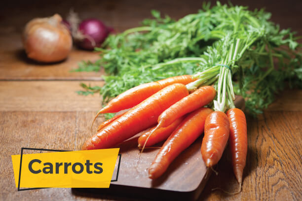 Carrots can help in weight loss Carrots can help in weight loss