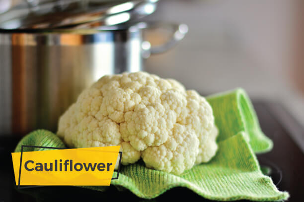 Cauliflower is great for cutting those pounds