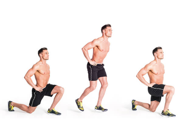 Explosive Lunges-Weight loss exercise at home