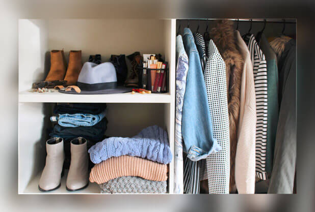 Organizing the wardrobe can make you feel less messy Organizing the wardrobe can make you feel less messy