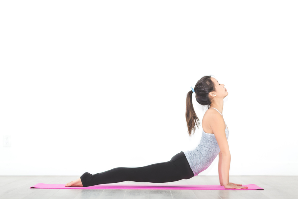 Hip and belly raise pose