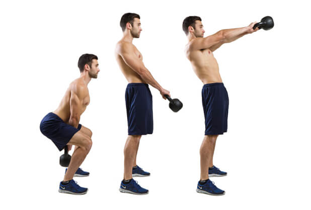 Kettlebell Swings - Weight loss exercise 