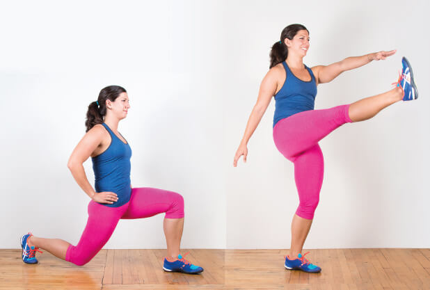 Lunges-Weight loss exercise at home 