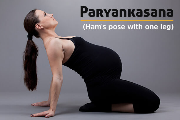 Paryankasana yoga for pregnant women