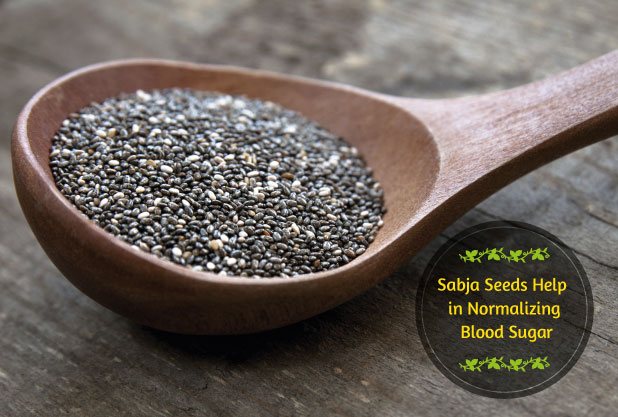 Sabja Seeds Help in reducing Blood Sugar