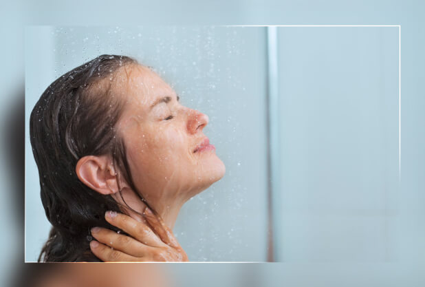 Taking a shower can cheer up the mood Taking a shower can cheer up the mood