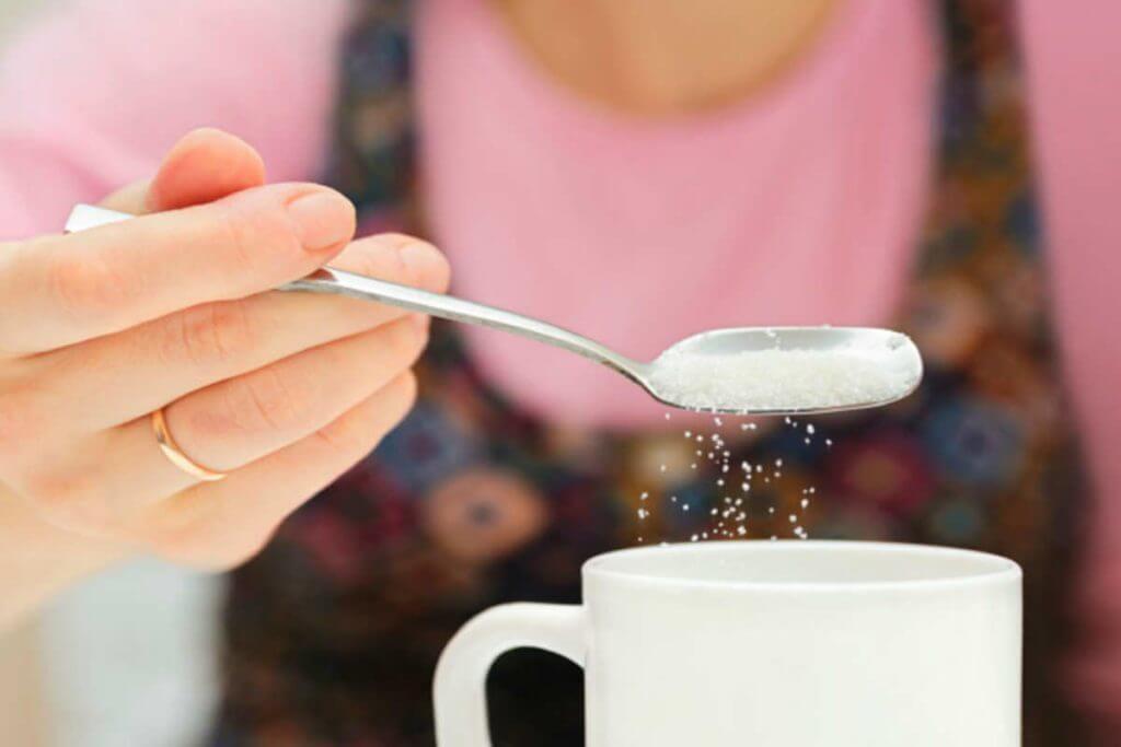 Cut down sugar in your tea/coffee